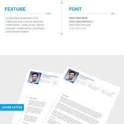 Cool Free Creative Resume Template Credit