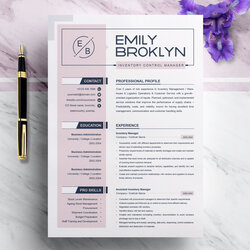 Brilliant Modern And Creative Resume Template Resumes Cover Letter Professional Teacher Main Thumbnail Image