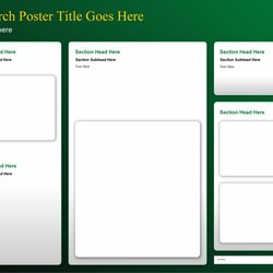 Out Of This World Eye Catching Research Poster Templates Scientific Posters Template