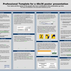 Sterling Eye Catching Research Poster Templates Scientific Posters Template