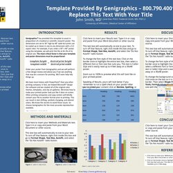 Sublime Research Poster Template With Abstract Sidebar Download