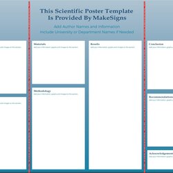 High Quality Eye Catching Research Poster Templates Scientific Posters Template