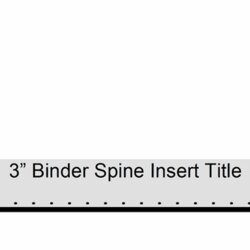 Binder Spine Insert Staples Excel