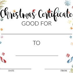 Matchless Best Images Of Printable Massage Gift Certificate Template Free Christmas Certificates Editable
