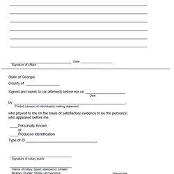 Great Notary Form Template Create Free Sample