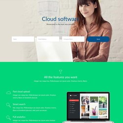 The Highest Quality Die Templates Template Landing Page Stratus