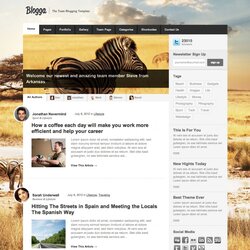 Fantastic Top Templates For Blogs With Responsive Design Template Theme