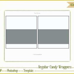 Eminent Free Mini Candy Bar Wrapper Template Tube Of Printable Wrappers For Weddings