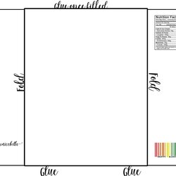 Super Free Blank Candy Bar Wrapper Template Collection Full Size Printable Wrappers Templates