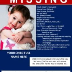 The Highest Quality Free Missing Person Poster Templates My Word Template