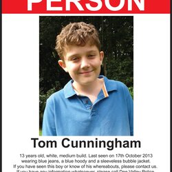 Matchless Missing Person Poster Templates Excel Formats Cunningham Tom Template Posters Word Persons Flyer