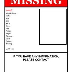 Eminent Red Missing Person Poster Template Download Printable Flyer Word Templates Print Persons Fill Choose