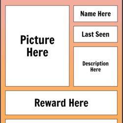 Preeminent Edward Tulane Missing Poster Activity Template