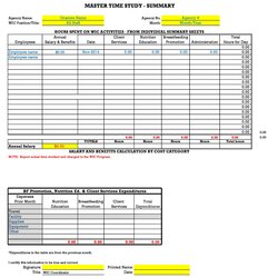 Useful Time Study Templates Excel Word Template Scaled