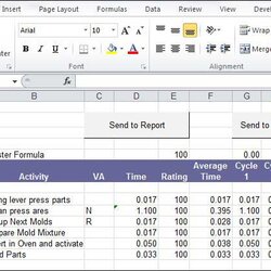 Sublime Time Study Template Timer Pro Professional Data Excel Form Process Studies Standard Line Start