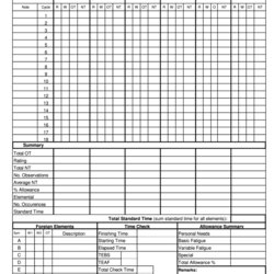 Matchless Time Study Template Fill Out Sign Online Large