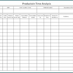 Smashing Time Study Templates Excel Template Resume Examples Production Card Route Format Analysis Printable