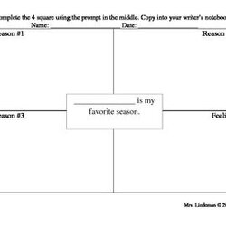 Outstanding Template For Square Writing Worksheets Four