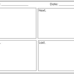 Free Printable Four Square Writing Template Templates