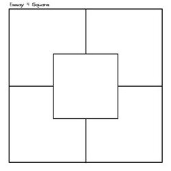 Worthy Square Writing Template By Live Learn Teach Teachers Pay Original