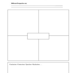 Champion Free Printable Four Square Writing Template Templates
