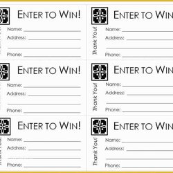 Preeminent Fundraiser Tickets Template Free Of Best Entry Ticket Form Raffle Word Microsoft Avery Printable