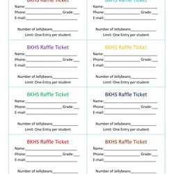 Exceptional Fundraiser Ticket Template Free Raffle Templates Tickets Movie Editable Incredible Kb High