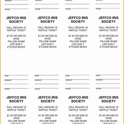 Smashing Fundraiser Tickets Template Free Of For Raffle Word Stubs Avery Fascinating Remarkable Regard