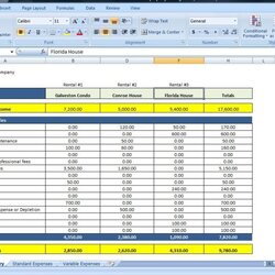 Microsoft Excel Spreadsheet Templates Spreadsheets Rental Expense Formulas Income Expenses Workbook Quotation