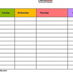 Matchless Weekly Workout Schedule Template Fantastic Inspirations