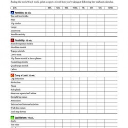 Preeminent Workout Plan Template Excel Luxury Weekly Schedule