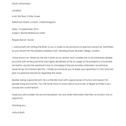 Amazing Rental Reference Letters For Tenants Landlords Letter Landlord Kb