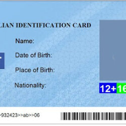 Capital Download Free Fake Ids Templates Australian Id Card