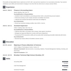 High Quality College Student Resume Examples Template Tips Example Iconic