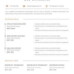 Perfect High School Student Resume Template For College Cream Minimalist Professional