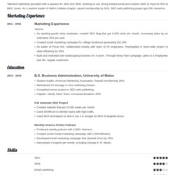 Magnificent College Student Resume Examples Templates To Use In Template