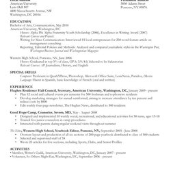 Champion College Student Resume Templates Format Template