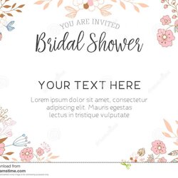 Cool Shower Bridal Invite Templates Remarkable Invitation Template Wedding Free Highest Clarity
