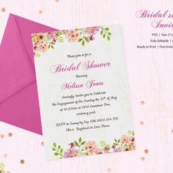 Capital Bridal Shower Invitations Templates Free Template Invitation Premium Card