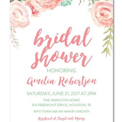 Swell Printable Bridal Shower Invitations