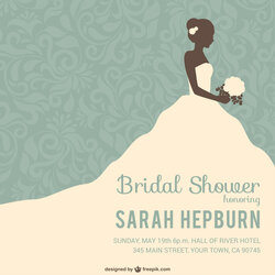 Free Sample Bridal Shower Invitation Templates Printable Samples Bride Douche Gratis
