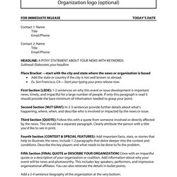 Swell Press Release Format Templates Examples Samples Template Kb