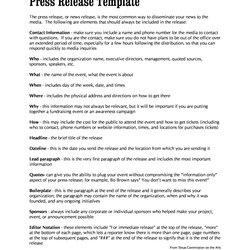 Capital Template Press Release Database Event Format Example Examples Awful Samples Templates Charity Source