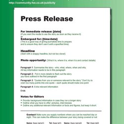 Fine Press Release Format Templates Examples Samples Template Business Kb Document