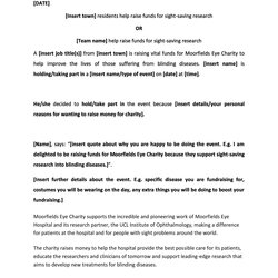 Outstanding Press Release Format Templates Examples Samples Template