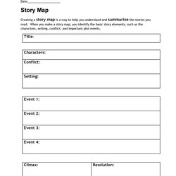 Free Printable Story Map Templates Word Template