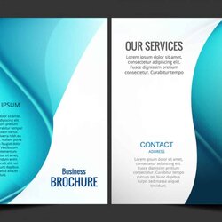 Free Word Brochure Templates Publisher Template Examples Example