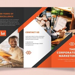 Cool Free Brochure Templates For Word Fold Half More Brochures Modern Template