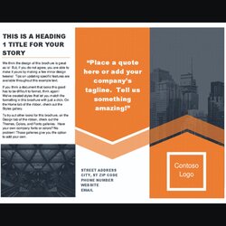 Exceptional Best Microsoft Word Brochure Templates Design Shack Template