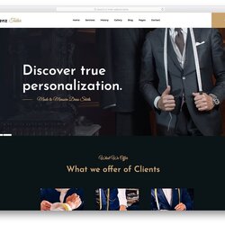 Best Free Fashion Website Templates With Vogue Design Tailoring Tailor